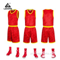 Jersey de basquete por atacado Sublimação de vestuário de basquete